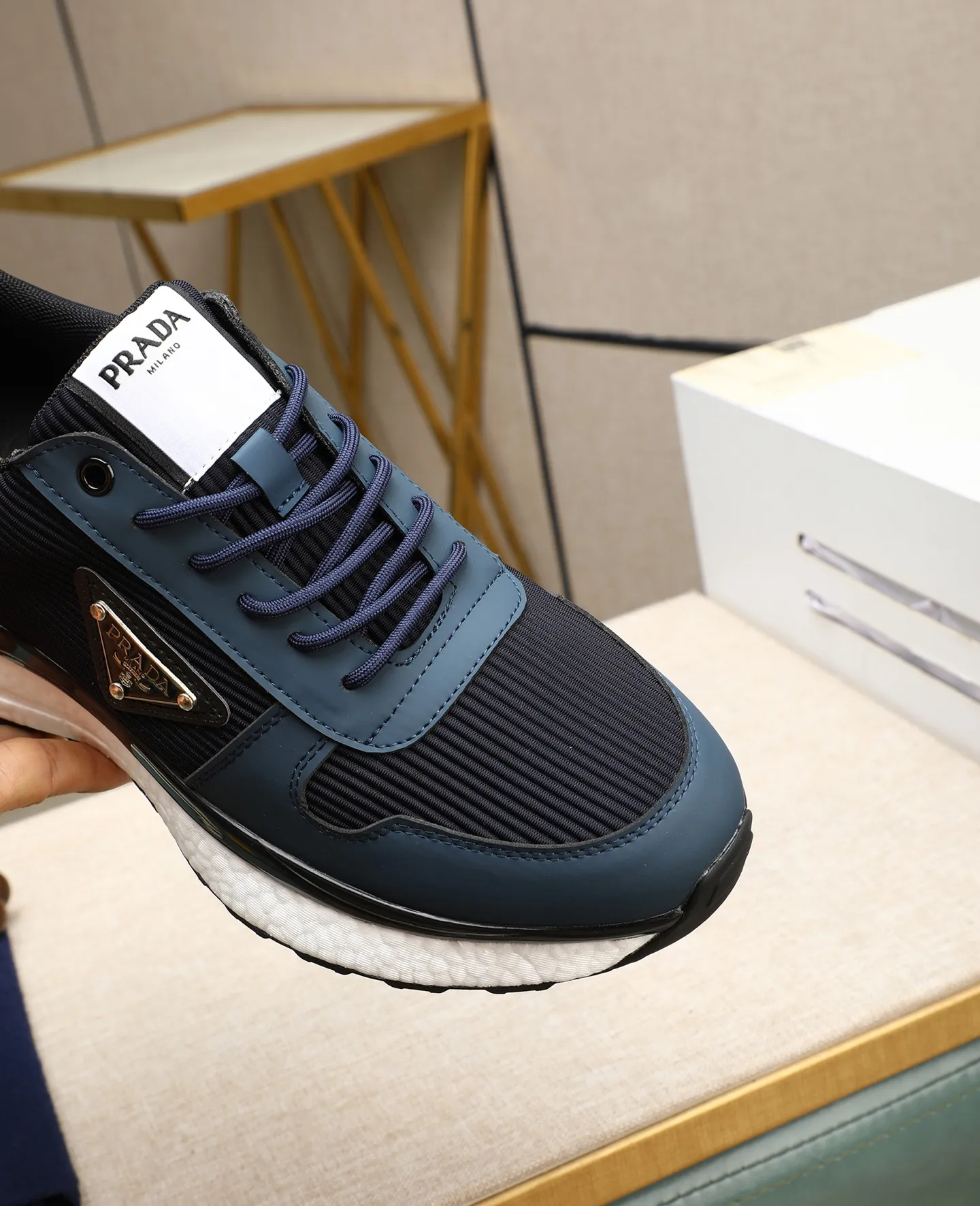 Men's shoes💰460🌹🌹[PRADA—Prada] latest model🙈original replica! 👟👟👟Available here. The workmanship is top-notch. The upper is made of Italian 🇮🇹Imported calfskin. ❗️Breathable genuine leather lining @Suitable for travel. The original version has an enlarged engraved sole, making it suitable for all kinds of travels, showing low-key luxury. Let quality speak for itself. Color: Size: 38-44